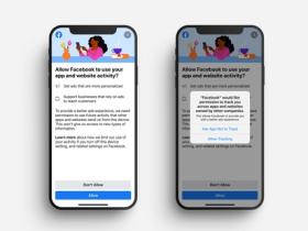 Facebook 测试消息推送功能,告知用户苹果隐私设置更改