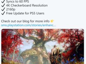 《战神 4》将为 PS5 发布优化补丁：可 4K + 60 帧游玩