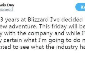 《暗黑破坏神3》高级设计师离职，已供职暴雪13年