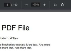 谷歌 Chrome PDF 阅读器 UI 获改进
